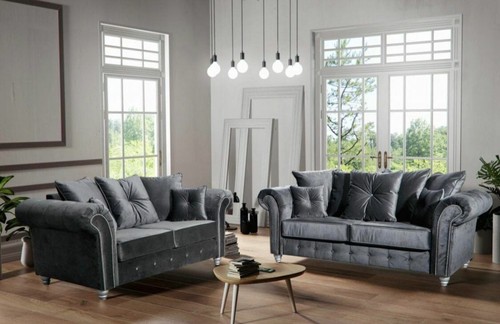Seater grey sofa zoey - grey,